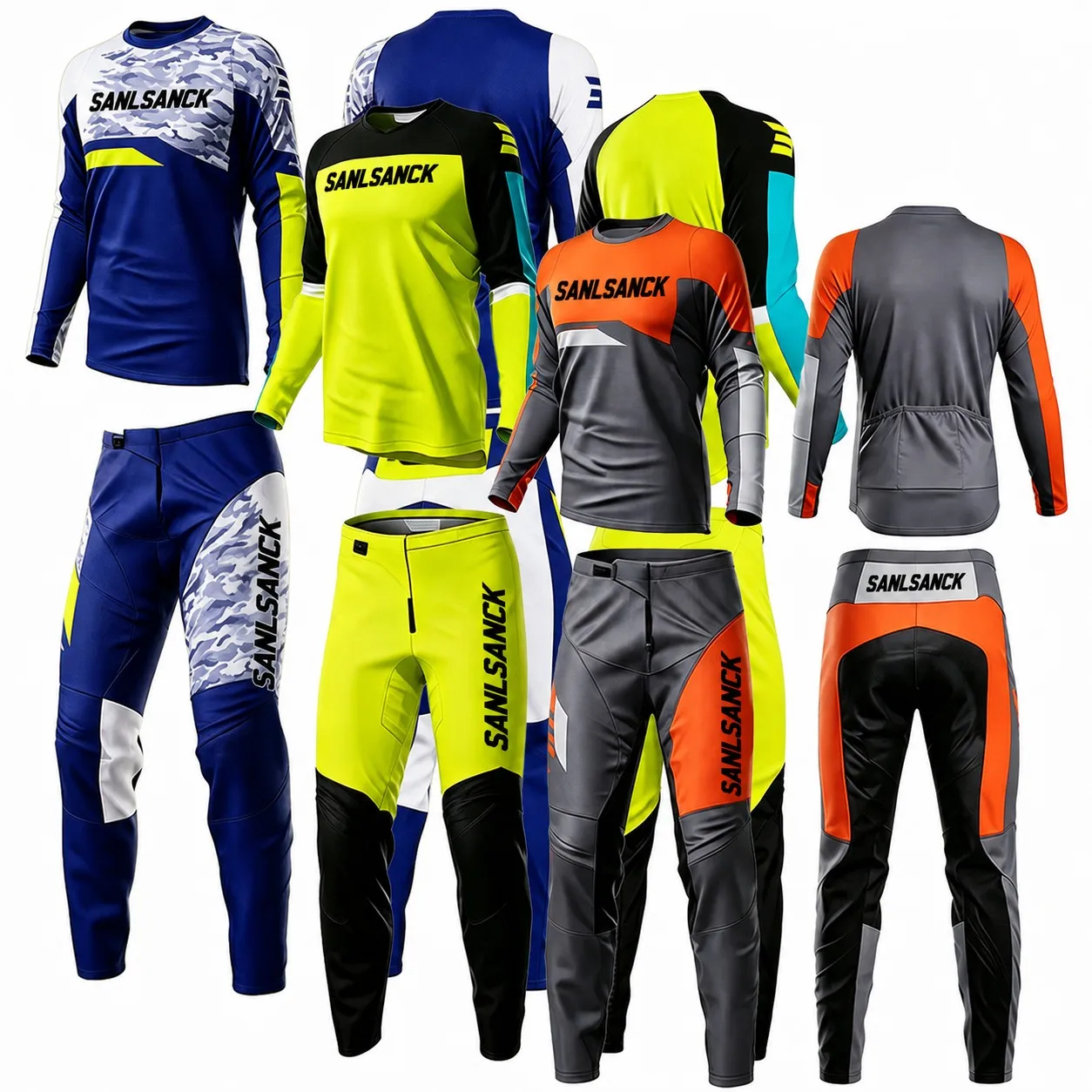 Elite Holland Orange and Blue professional motocross team gear