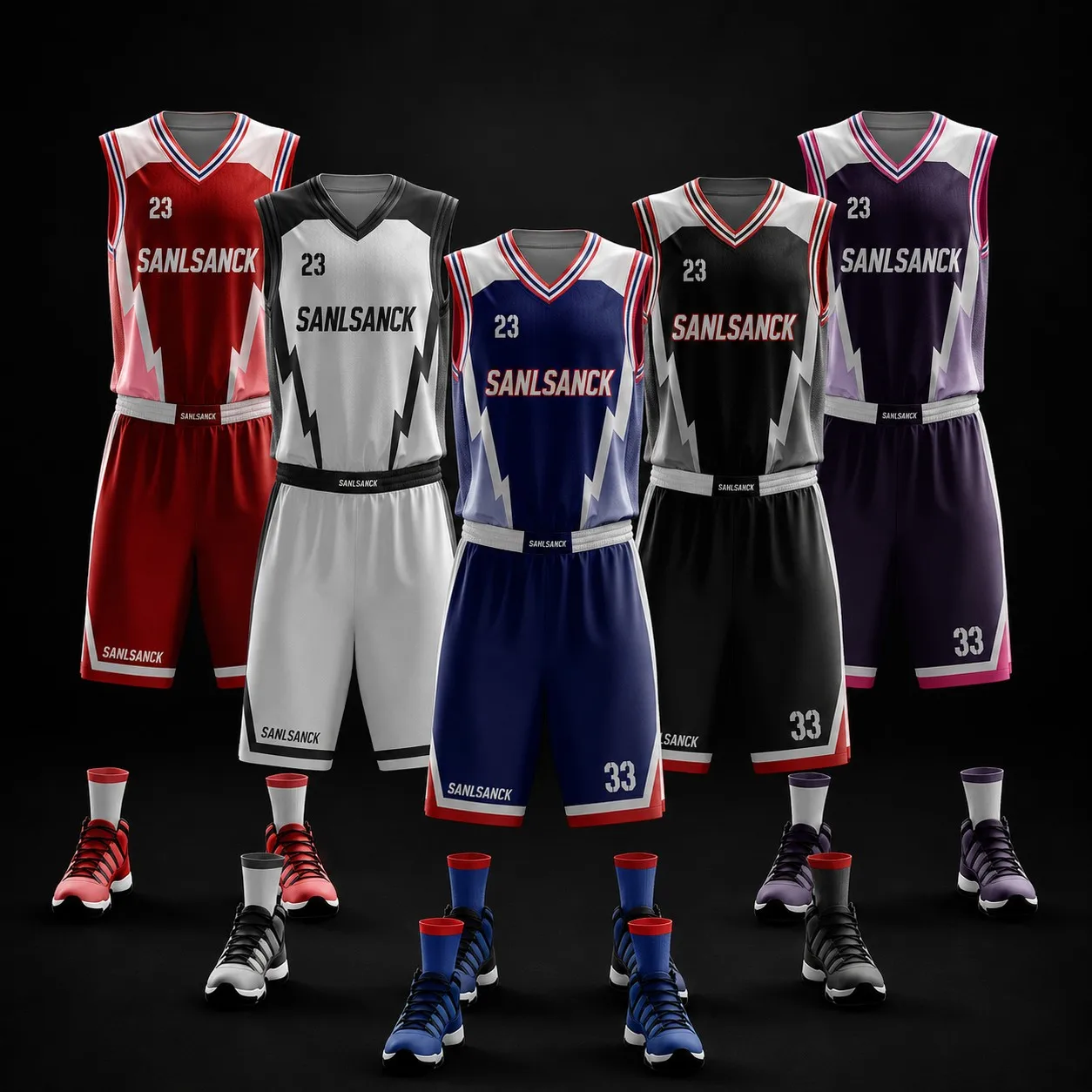 Lightning Design, Quick-dry, Team Uniform