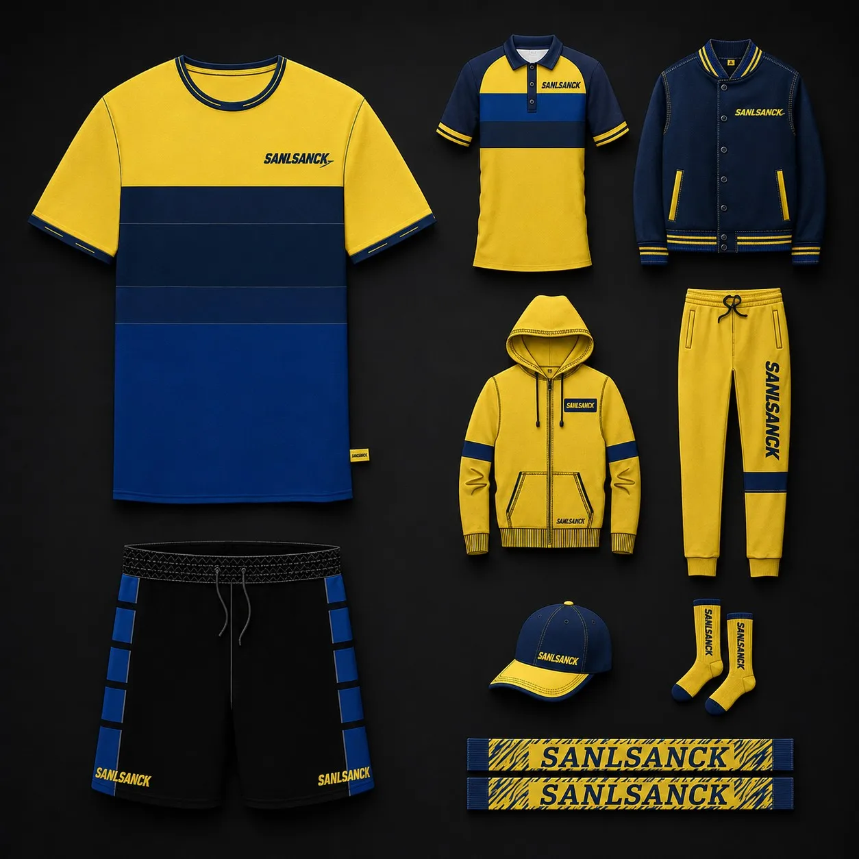 Varsity Style, Modern Contrast, Team Kit